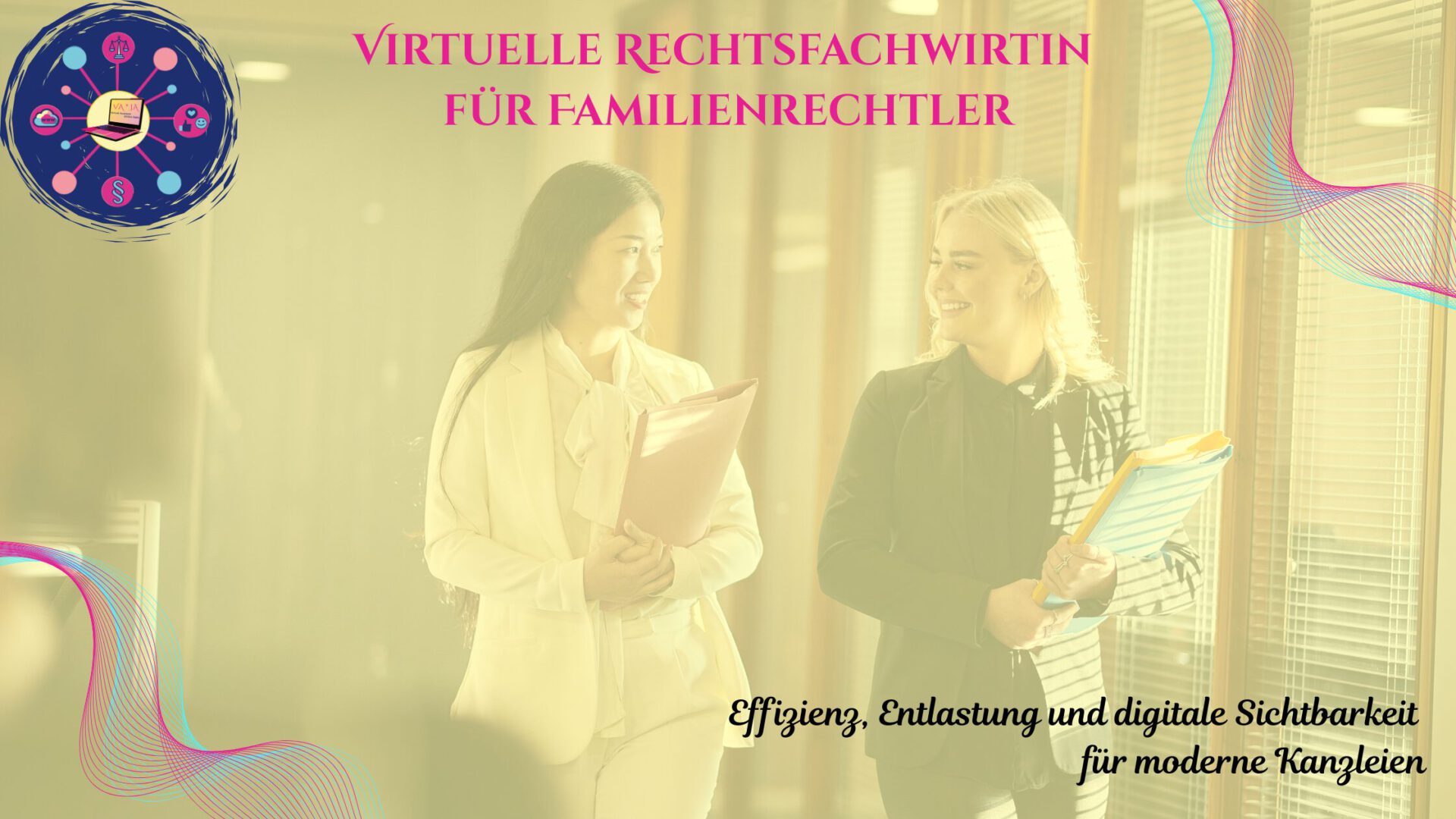 Rechtsfachwirtin und Anwalt im Gespräch